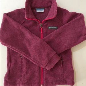 Columbia girls fleece jacket